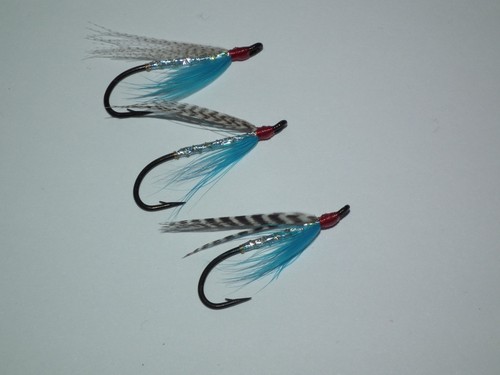 Salmon seatrout flies 3 - --,