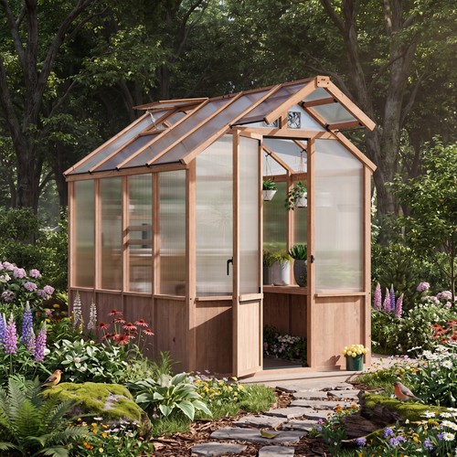 Extra tall cedar wood heavy - 8',