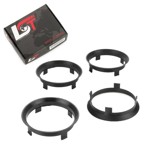 Centering rings black for - 4x,