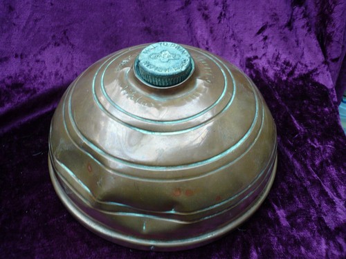 Antique copper kafax bed foot - copper, bed/foot