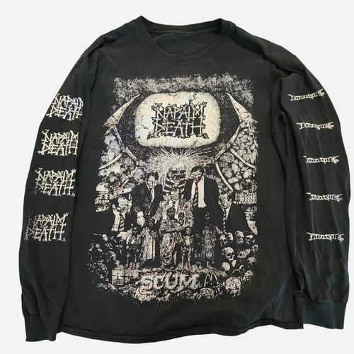 Vintage y2k napalm death - death, scum