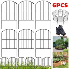 6pcs Metal Garden Fencing