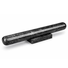 Black Solid Marble Rolling Pin