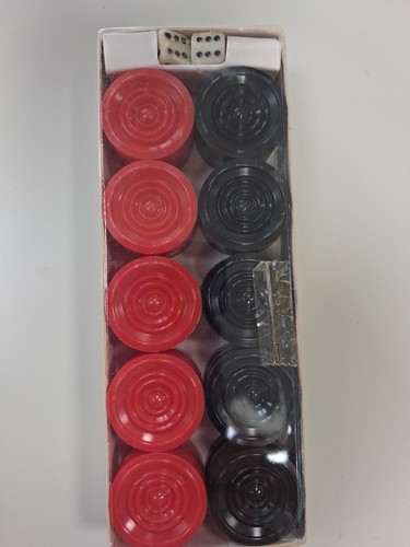 Plastic backgammon set no - backgammon,