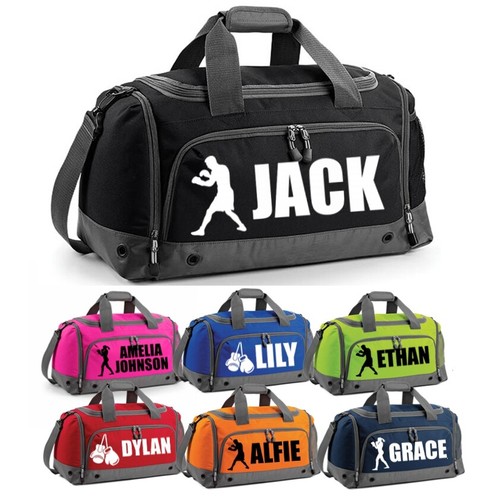 Personalised boxing holdall - personalised,