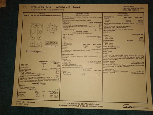 1976 chevrolet monza - 1976, 2+2