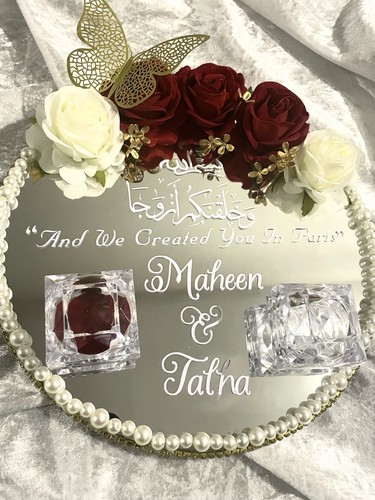 Personalised nikkah engagement - nikkah,
