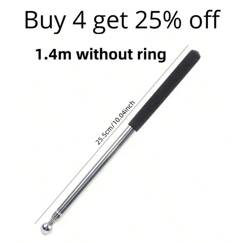 Extendable teaching stick 4m - extendable, 1.4m