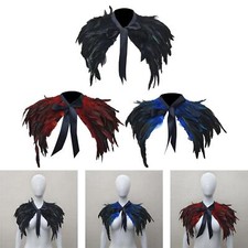 Feather Cape Shawl Halloween