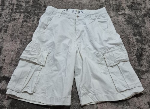 Quba sails cargo shorts white - quba,
