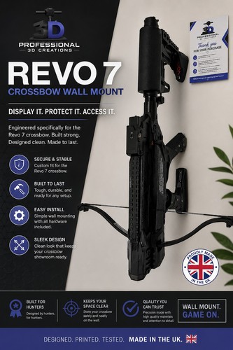 Wall mount for revo crossbow - mount,