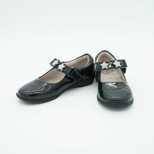 Girls Lelli Kelly Black Patent Leather School Shoes Size EU 29 UK 11