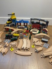 Wooden Train Track Bridges Junctions Corners Signs Trees- Brio Thomas compatible