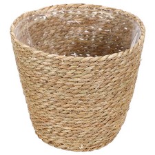  Natural Pot Hand Weave Planter Basket Home Supplies Decorative Garden