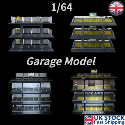Diorama car garage model - diorama,