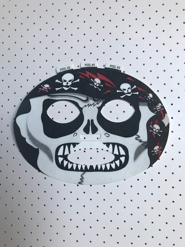 Skeleton buccaneer face paint - skeleton,