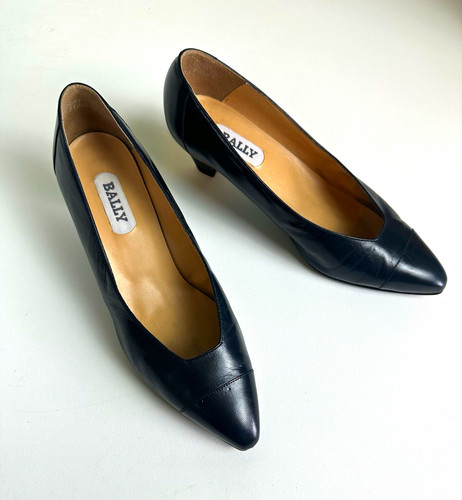 Vintage bally black leather - vintage,