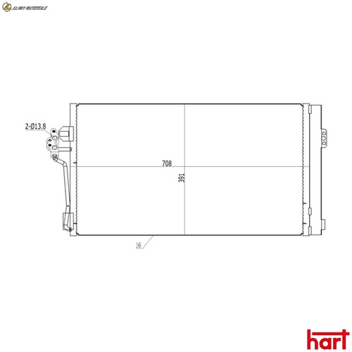 Condenser air conditioning - condenser,