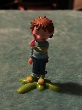 Horrid Henry - EATING WORM 2008 Novel CITV Cake Topper Figure Toy On Base - Rare