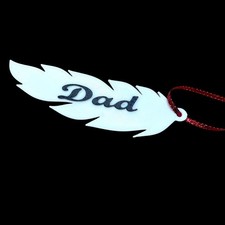 Personalised robin feather - personalised,