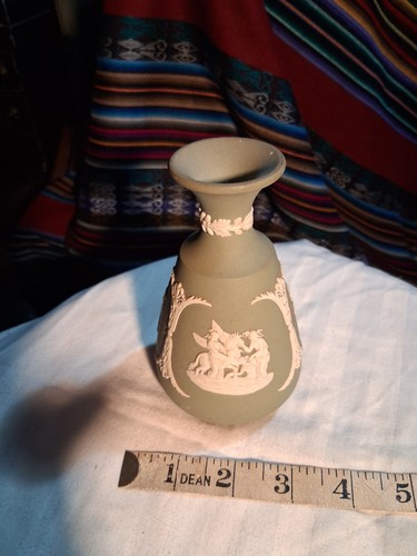 Sage green jasperware - sage,