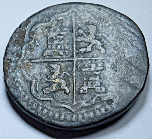 Antique 1600 reales - reales, weight