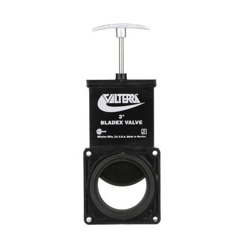 Waste dump gate valve - 3",