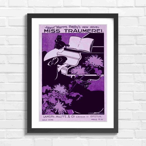 Art nouveau woman playing - nouveau,