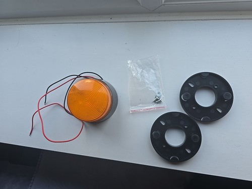 Screw orange amber - orange, 24dc