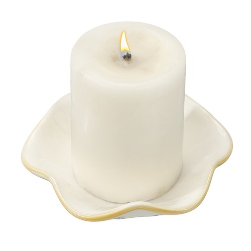Candle holder plates inch - holder,