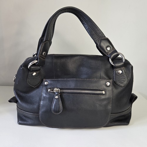 Tula black pebbled leather - tula,