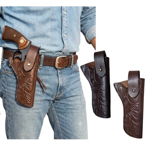 Single action tan - dark, brown