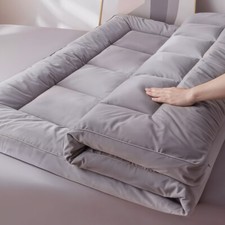 Thick Mattress Padded Brushed Quilted Rolling Futon Mattress Tatami Mat Topper