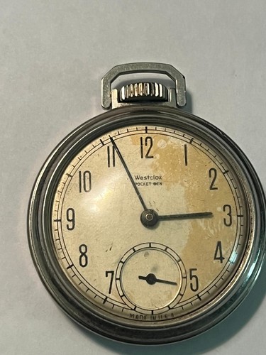 Vintage westclox pocket - vintage,