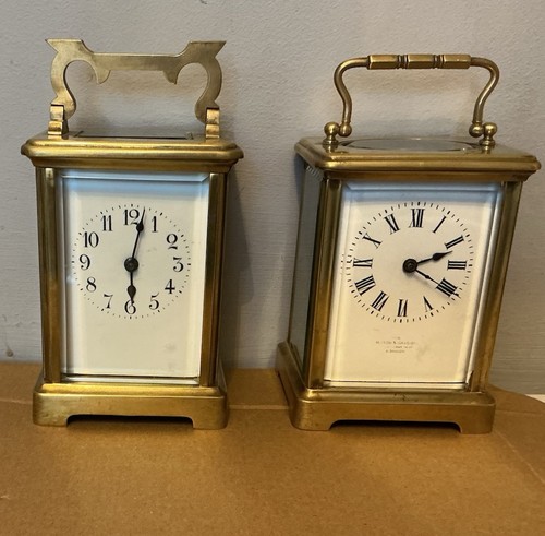 Pair antique french - antique, brass