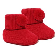 Baby Booties Pom Pom Booties -