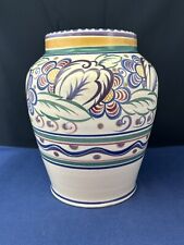 POOLE ART DECO ERA LARGE POTTERY VASE