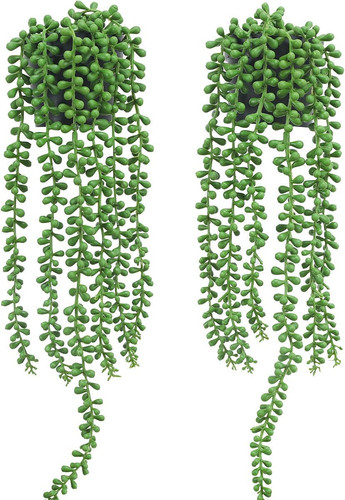 2pcs fake hanging plants - 2pcs,