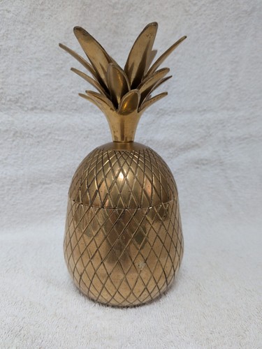 Vintage brass pineapple ice - vintage,