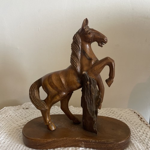 Vintage hand carved wooden - vintage,