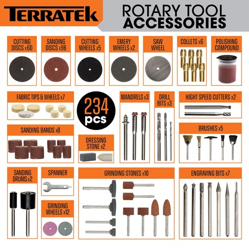 Rotary multi tool kit - rotary, 135w