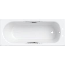 Twyford Celtic Steel Bath 138 L Water Saving 1700 mm x 700 mm Anti Slip CE1572WH