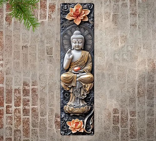 Buddha flower hindu 2d - &,