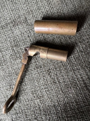 Brass scope with case - with,
