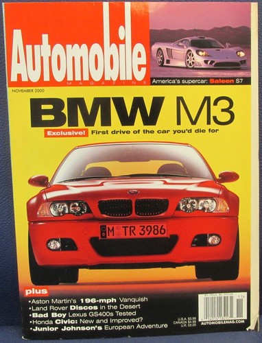 Automobile magazine nov - automobile,