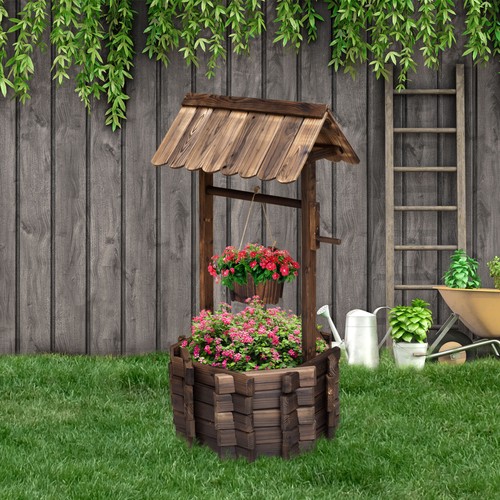 Wishing well planter bucket - wishing,