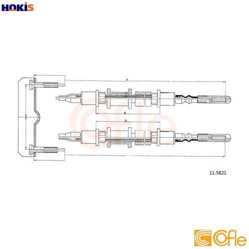 Cable pull parking brake - parking,
