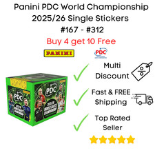 Panini PDC Darts 2025/26 World Championship Single Stickers #167-312