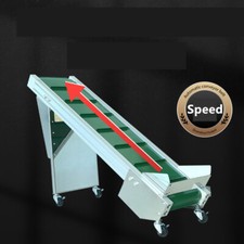 47" x 7.8" Electric Conveyor Belt with Rubber PVC Belt Speed Adjustable