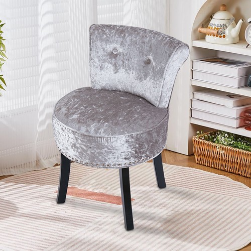 Accent velvet vanity stool - velvet,